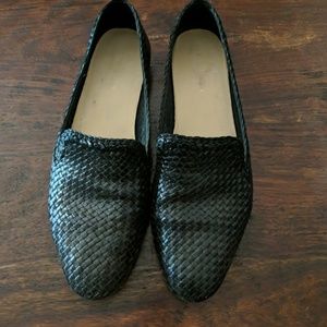 Cole Haan woven leather flats
